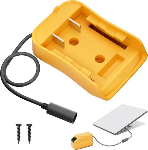 20V Battery Adapter Kit for Dewalt, Power Wheel Battery Converter with Fuses & Wire Terminals, 12AWG Wire, Universal Connector for RC Cars, Trucks, Robotics -2pcs in Kuwait