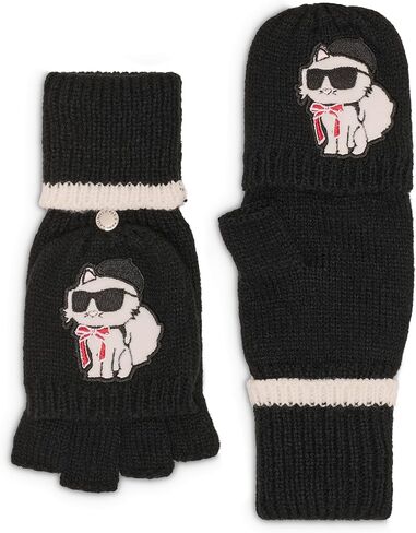 قفازات KARL LAGERFELD النسائية Sassy Choupette Flip Top in Kuwait