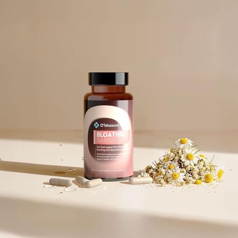 O'blossom Bloating Banish with Benegut - Gut Health for Women, Patented Probiotics for Digestive Health, Clinically Studied Relief in 90 Minutes, Supports Gut Lining Integrity in Saudi Arabia
