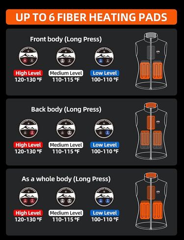 Professional Women's Heated Vest with Universal USB Cable (Battery Pack Not Included) in Saudi Arabia