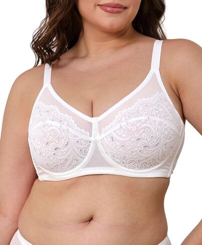 حمالات صدر صغيرة للنساء مقاس كبير، حمالات صدر غير مبطنة بتغطية كاملة مع سلك داخلي لدعم الثدي الثقيل in Kuwait