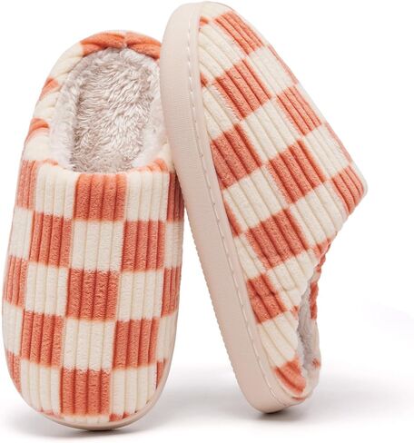 Guyarns Kids Slippers for Boys and Girls Plush Lined Memory Foam Comfort Non-Slip Sole Warm Winter House Shoes for Toddlers & Big Kids Indoor/Outdoor Wear in Saudi Arabia