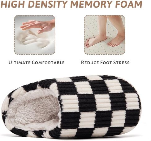 Guyarns Kids Slippers for Boys and Girls Plush Lined Memory Foam Comfort Non-Slip Sole Warm Winter House Shoes for Toddlers & Big Kids Indoor/Outdoor Wear in Saudi Arabia