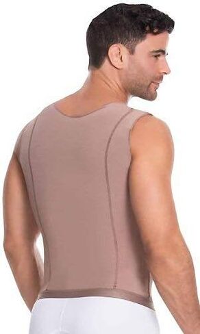by Fajas D'Prada Men’s Comfort Post- Surgical Firm Compression Tank Top in Saudi Arabia