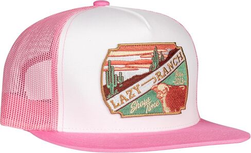 Lazy J Ranch Desert Show Time Classic Rope Trucker Hat - Adjustable Unisex Country Hats, Vintage Trucker Hat, Rope Hat in Saudi Arabia