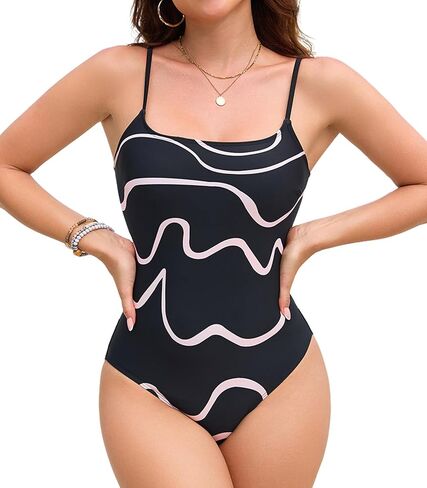 RIHOAS One Piece Swimsuit for Women High Elasticity Adjustable Straps | Ultimate Comfort & Confidence for Beach Vacation in Saudi Arabia