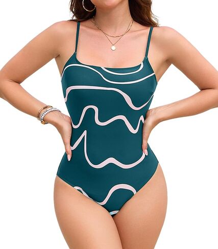 RIHOAS One Piece Swimsuit for Women High Elasticity Adjustable Straps | Ultimate Comfort & Confidence for Beach Vacation in Saudi Arabia