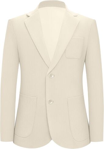 Boys Corduroy Blazer Jacket Casual 2 Button Single Breasted Kid Sport Coat Wedding School Uniform Tuxedo Jacket in Kuwait