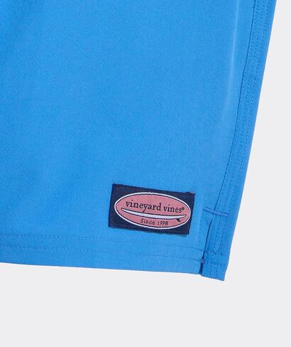 سروال سباحة تشابي مطبوع للأولاد من Vineyard Vines، أزرق هال، M in Saudi Arabia