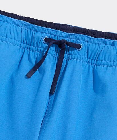 vineyard vines Boys' Printed Chappy Swim Trunks, Hull Blue, 7 in Saudi Arabia