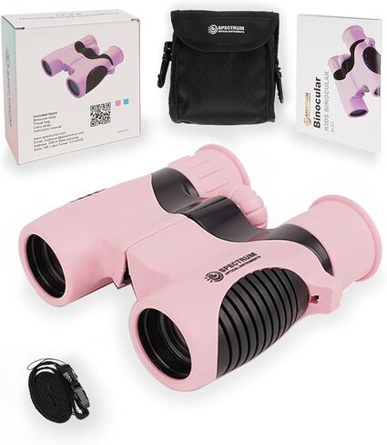 SpectrumOI Binocular for Kids,8x21 Kid Binoculars, Binoculars for Kids 8-12, Toy Binoculars for Kids 5-7, Blue Binocular in Saudi Arabia