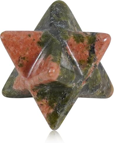 Crystal Decoration 13x13mm Star Rhodonite Hexagonal Star Natural Quartz Small Pocket Stone Table Decor 1Pcs Purple in Saudi Arabia