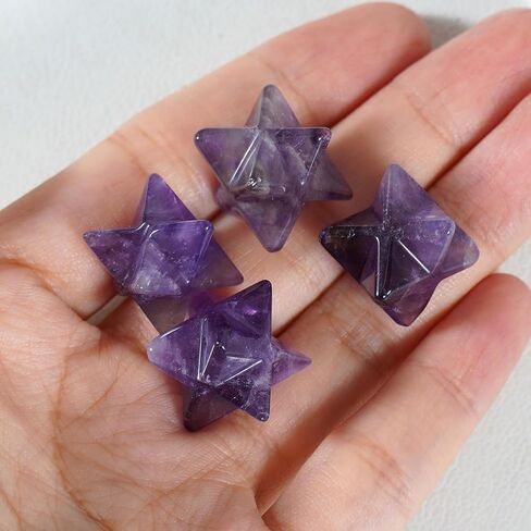 Crystal Decoration 13x13mm Star Rhodonite Hexagonal Star Natural Quartz Small Pocket Stone Table Decor 1Pcs Purple in Saudi Arabia