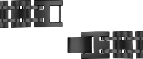 Men's Black Stainless Steel ID Link Bracelet – 8.5" in Saudi Arabia