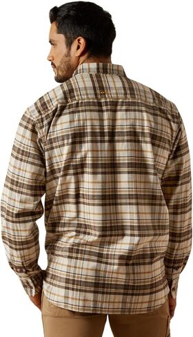 ARIAT Men Rebar Flannel DuraStretch Work Shirt in Saudi Arabia