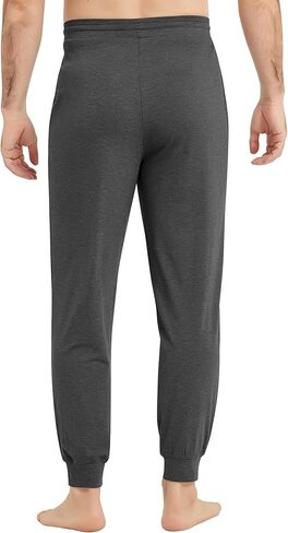 NACHILA Men's Pajamas Pants-Viscose Made from Bamboo, Soft Jogger Pants Comfy Sleep Pants Cool Pjs Bottoms with Pockets in Saudi Arabia