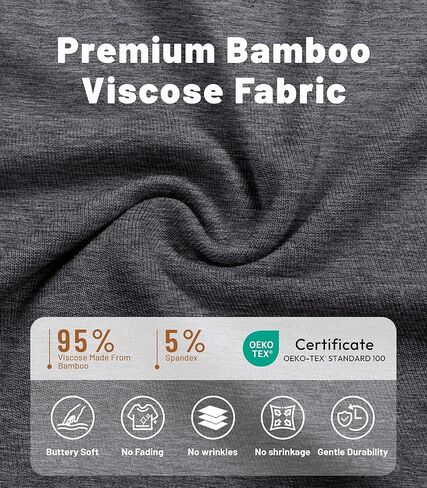 NACHILA Men's Pajamas Pants-Viscose Made from Bamboo, Soft Jogger Pants Comfy Sleep Pants Cool Pjs Bottoms with Pockets in Saudi Arabia