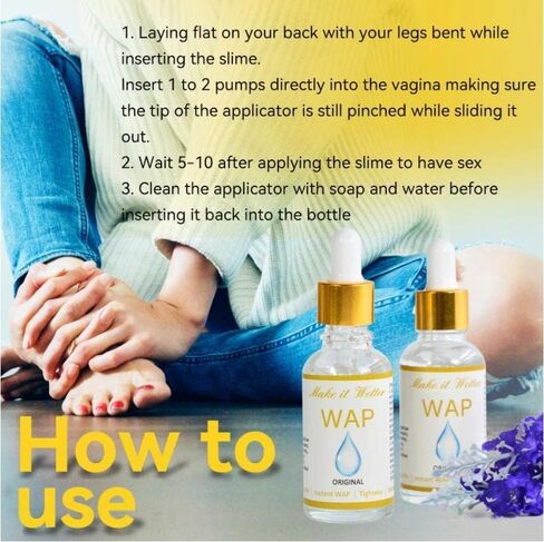 30ml Yoni Slime Wap Organic Plant Based Yoni Wap Oil Herbal wap Vaginal Tightening PH Balance Yoni Essential Oil Make Women Private Part Wetter Feminine Nourish Oil in Saudi Arabia