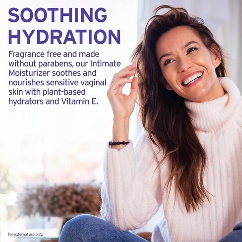 مرطب شخصي إيميريتا | العناية بالبشرة الحميمة لجفاف المهبل | أساس مائي مع آذريون وفيتامين E | خالي من الاستروجين والبارابين | 4 أونصة سائلة in Kuwait