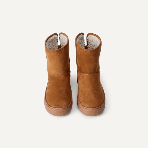 Amazon Essentials girls Faux Fur Lined Low Ankle Boots in Saudi Arabia