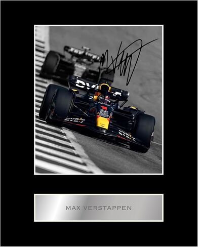 عرض الصور المثبتة مسبقًا من Max Verstappen C #22 صورة توقيع مطبوعة مقاس 10 × 8 بوصة in Kuwait