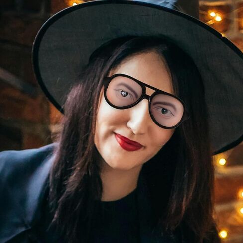 8Pcs Googly Eyes Glasses Funny Eyeglasses Wiggle Eyes, Halloween Novelty Eyeglass Disguised Party Eyeglass Dress up Photo Props Halloween Costume in Saudi Arabia