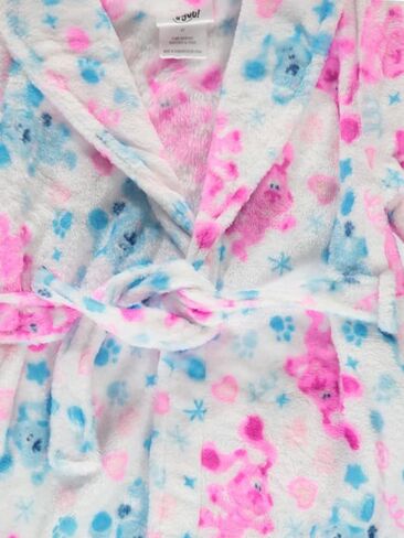 Komar Kids Girls' Blue's Clues Magenta and Blue Cozy Plush Toddler Robe, White (K219823BC) in Saudi Arabia