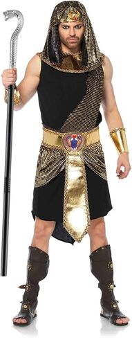 3 عبوات من زي الفرعون لعصا الأفعى للبالغين، عصا الكوبرا المصرية على شكل عصا مشي على شكل ثعبان لمستلزمات حفلات الهالوين in Kuwait