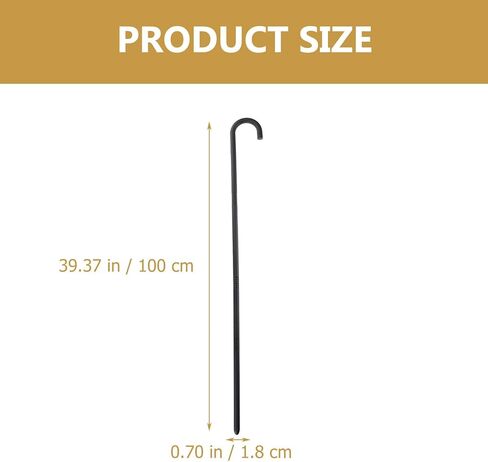 VOSAREA 2pcs Magician Crutch Sticks Decorative Party Crutch Cosplay Dance Cane Entertainment Toys Party Performance Holiday Props (Four Sections) in Saudi Arabia