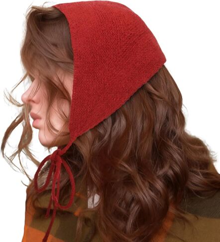 Winter Ear Warmers for Women Muffs Balaclava Head Knit Hooded Scarf Ear Protection Hat Cover Wrap Scarves Hijab Cap in Saudi Arabia