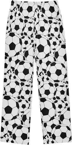 VIGTRO Pajama Pants Long Sleep Bottoms Soft Elastic Waist Lounge Pants with 2 Pockets Size 6-14 Years in Saudi Arabia