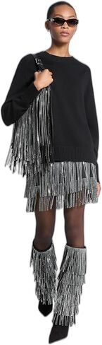 Michael Kors Women's Studded Fringe Mini Skirt in Saudi Arabia