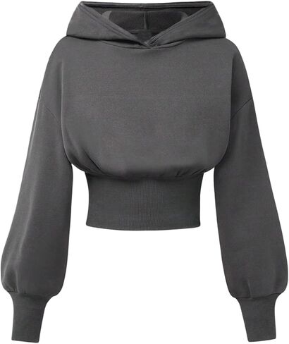 Verdusa Girls Hoodies Fleece Hoodie Sweatshirts Fall Clothes Cinched Waist Top Cute Outfits in Saudi Arabia