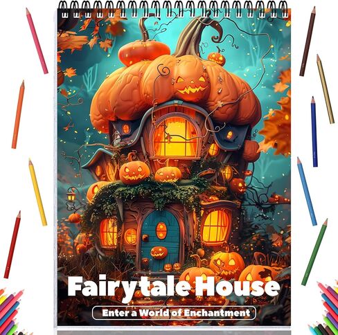 Spiral Coloring Book for Adult Spiral Bound Printed Single-Sided Adult Coloring Book for Women Relaxation, 24 Creepy Gory Coloring Pages Horror Coloring Book for Women to Relax - Terrible Beauty in Kuwait