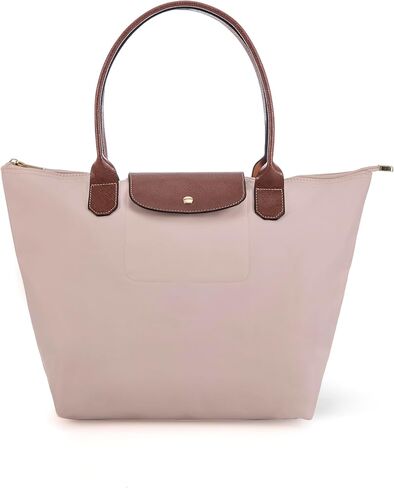 Tote Bag for Women Foldable Shoulder Bag Nylon Weekend Hobo Handbag in Saudi Arabia