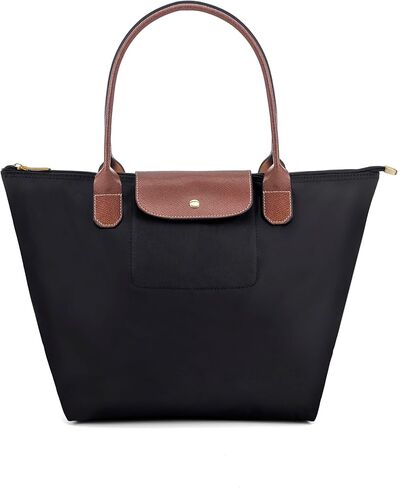 Tote Bag for Women Foldable Shoulder Bag Nylon Weekend Hobo Handbag in Saudi Arabia