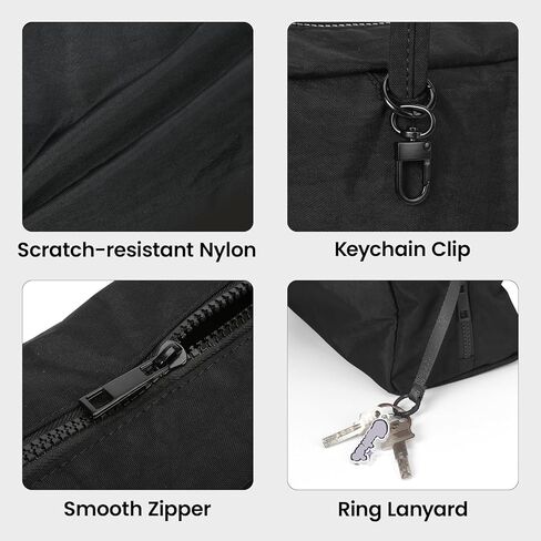 Slouchy Tote Bags Nylon Bowler Bag for Women Hobo Bags Large Shoulder Bag for Travel Work College in Kuwait