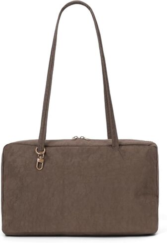 Slouchy Tote Bags Nylon Bowler Bag for Women Hobo Bags Large Shoulder Bag for Travel Work College in Kuwait