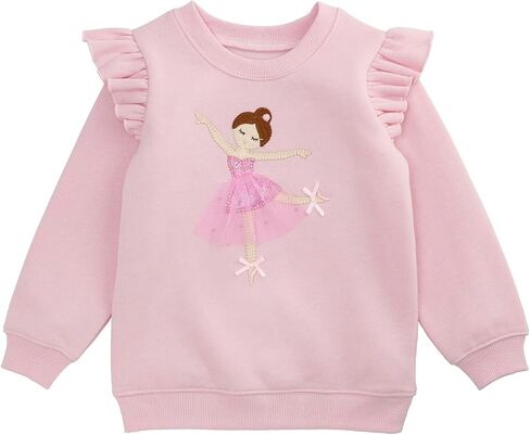 Mud Pie unisex-child Mud Pie Kids Ballet Sweatshirt in Saudi Arabia