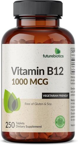 Futurebiotics Vitamin B12 1000mcg Vegetarian Friendly Non-GMO, 250 Tablets in Saudi Arabia