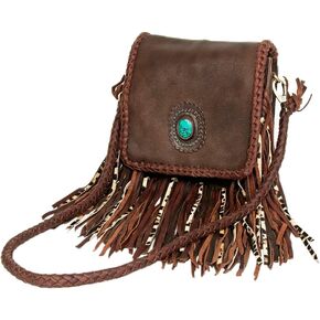American Darling Messenger Hair On Genuine Leather Western Women Bag Handbag Purse | Cute in Kuwait