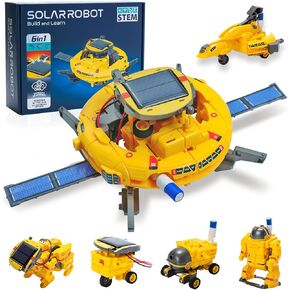 STEM 6-in-1 Solar Robot Kit for Kids 8-12 Stem Building Toys, Science Educational Kit Stem Toys for Boys Age 8-12,Kids Toys Birthday Gifts for 8 9 10 11 12 Years Old Boys Girls Teens in Kuwait
