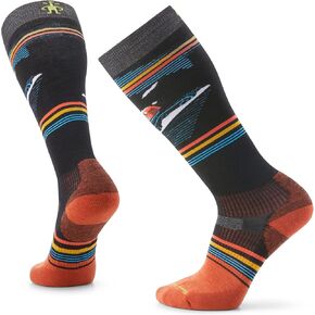 Smartwool mens Snowboard Targeted Cushion Piste Machine Over the Calf Socks in Saudi Arabia