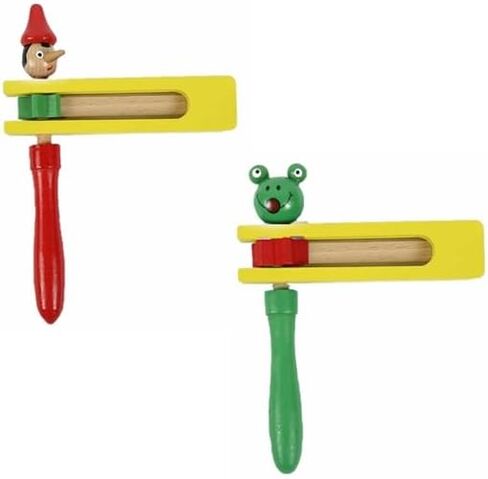 SUPER STAM Purim Colorful Wooden Clown Gragger Grogger Spinning ratchet noise maker 5.72 x 4.91 inches (01, LARGE, Standard Packaging) in Saudi Arabia