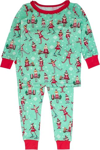 RuffleButts SoftSnooze Holiday Family Matching Pajama Sets in Saudi Arabia
