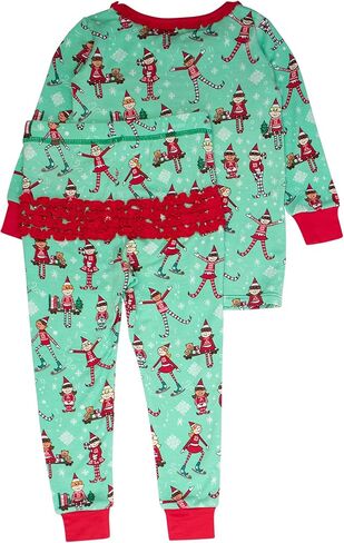 RuffleButts SoftSnooze Holiday Family Matching Pajama Sets in Saudi Arabia