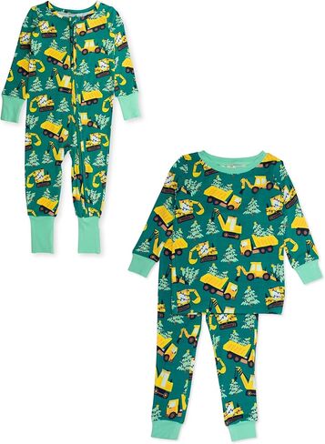 RuffleButts SoftSnooze Holiday Family Matching Pajama Sets in Saudi Arabia