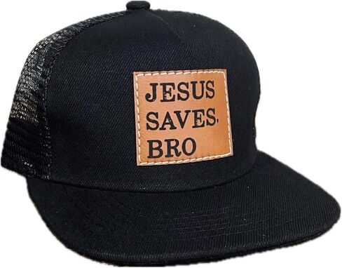 قبعة Jesus Save Bro Snapback، قبعة سائقي الشاحنات للأطفال الصغار من الأولاد والبالغين، قبعة دينية مسيحية in Kuwait