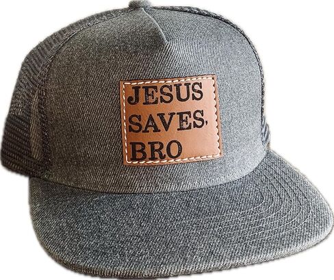 قبعة Jesus Save Bro Snapback، قبعة سائقي الشاحنات للأطفال الصغار من الأولاد والبالغين، قبعة دينية مسيحية in Kuwait