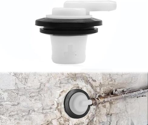 2pcs Fuel Tank Vent Valve And Grommet Kit, Gas Tank Vent Rollover Valve Compatible With 84-96 Jeep Wrangler, 93-96 Grand Cherokee, 86-92 Comanche, Replaces 5360058 911060 in Kuwait